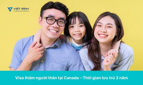 Visa thăm người thân tại Canada - Thời gian lưu trú 3 năm