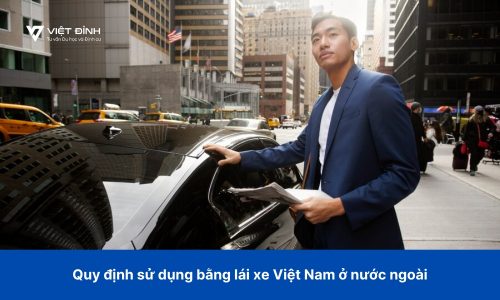 Quy định sử dụng bằng lái xe Việt Nam ở nước ngoài