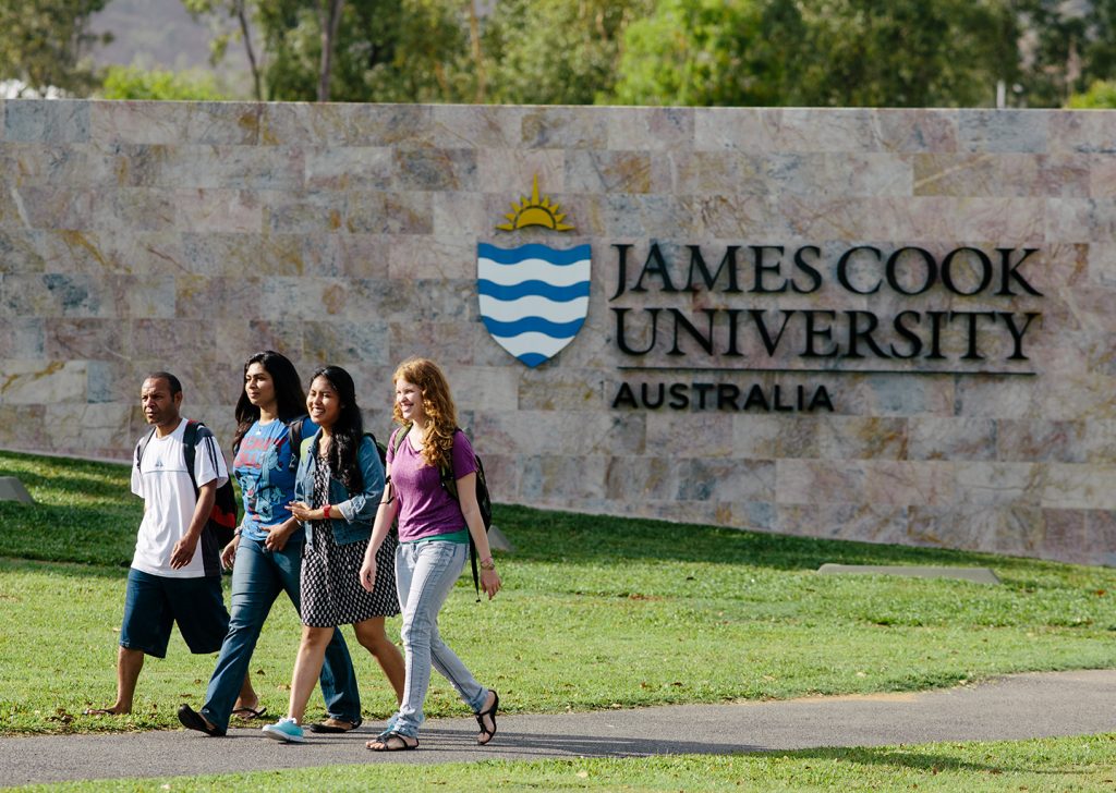 Vị trí của trường đại học James Cook University