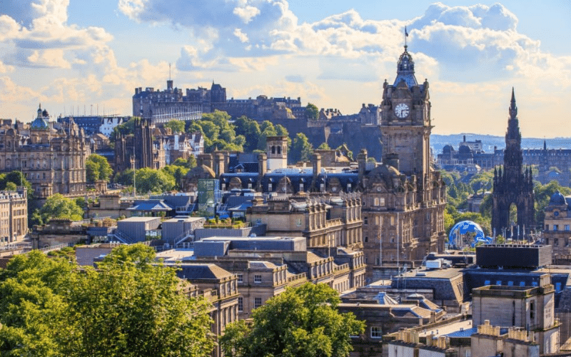 Vị trí của University of Edinburgh